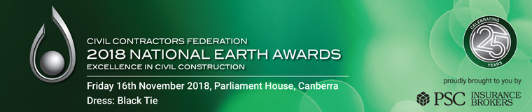 2018 NATIONAL EARTH AWARDS 16th November 2018